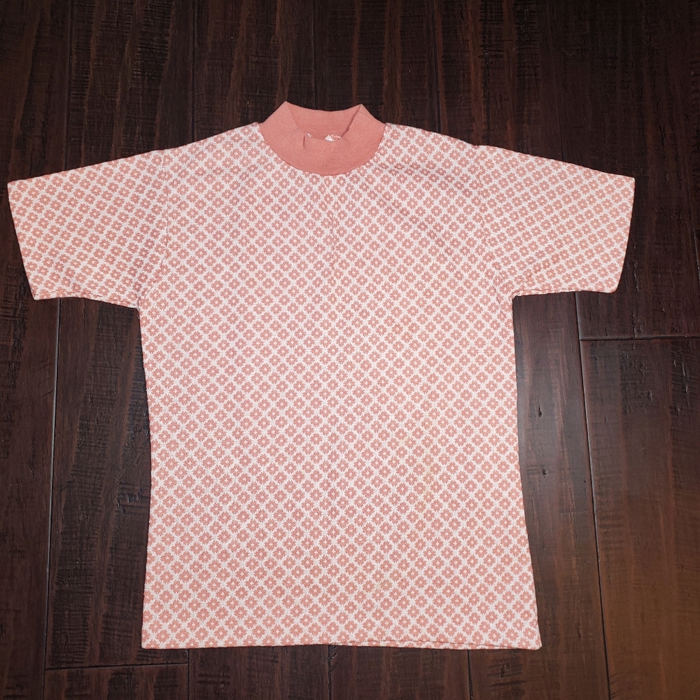 Perma Prest Vintage Short Sleeve Top sz 12